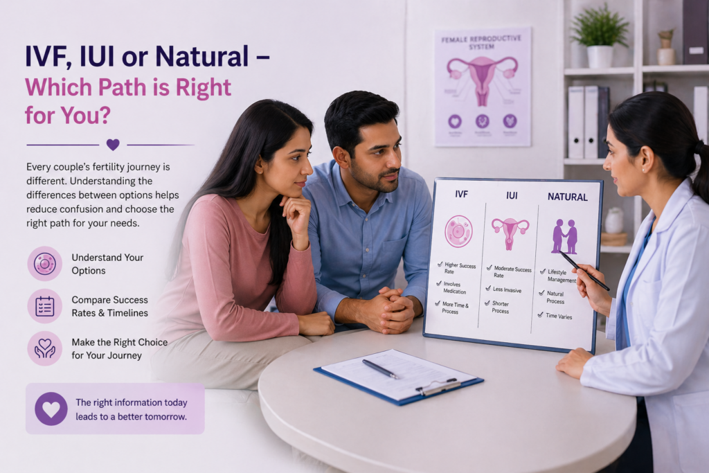 IVF, IUI or Natural – Which Path is Right for You?